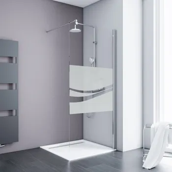 900 mm, 1900 mm, Aspect chromé, Liane (horizontal) anticalcaire, Côté du montage: droite / gauche