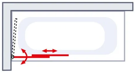 1400 mm, Alu argenté, Transparent