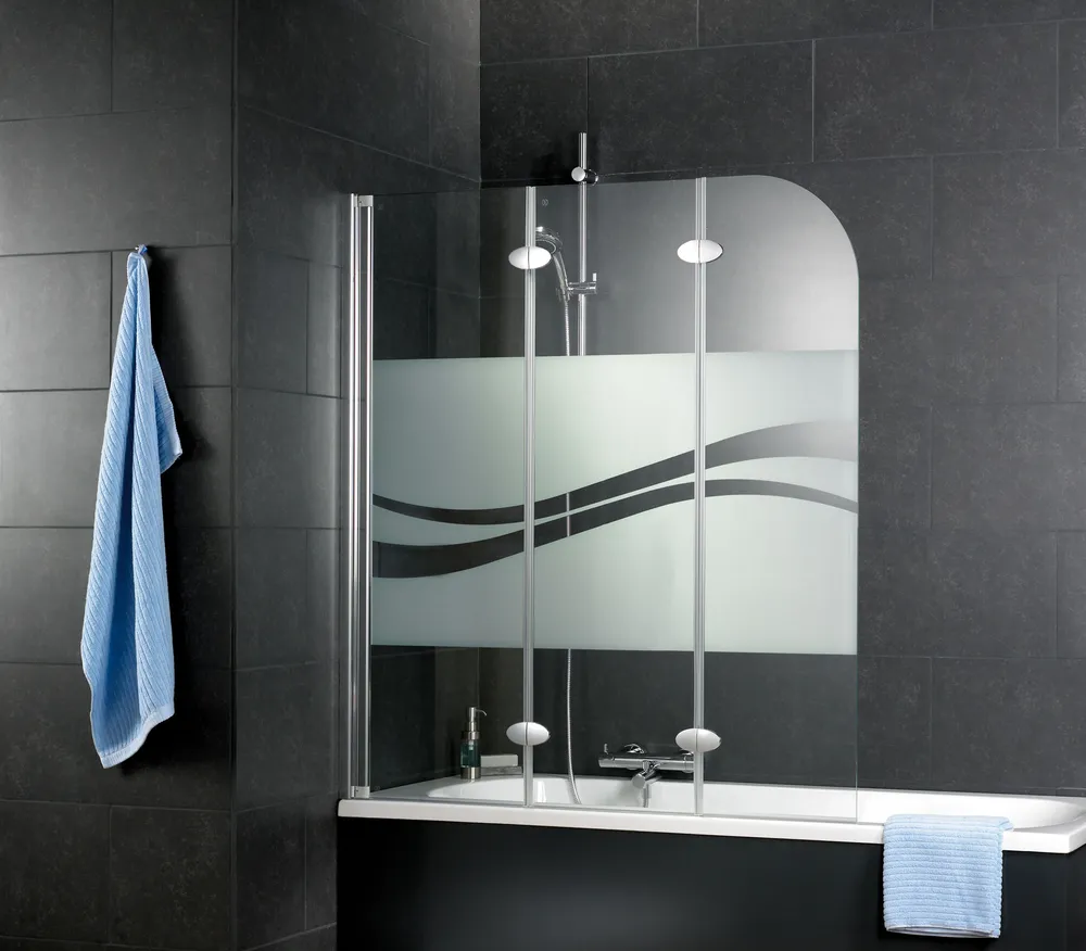 1250 mm, 1400 mm, Charnière ovale, Aspect chromé, Liane (horizontal), Côté du montage: gauche