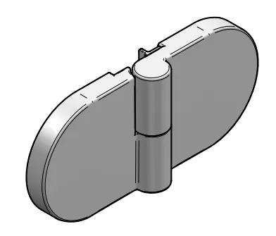 Charnière: Charnière - Chromé