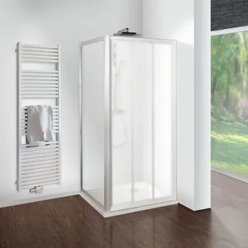 250-1200 mm, Alu argenté, Sablé mat anticalcaire