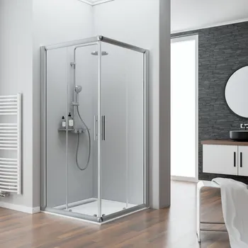 bis 2100 mm, Alu argenté, Transparent