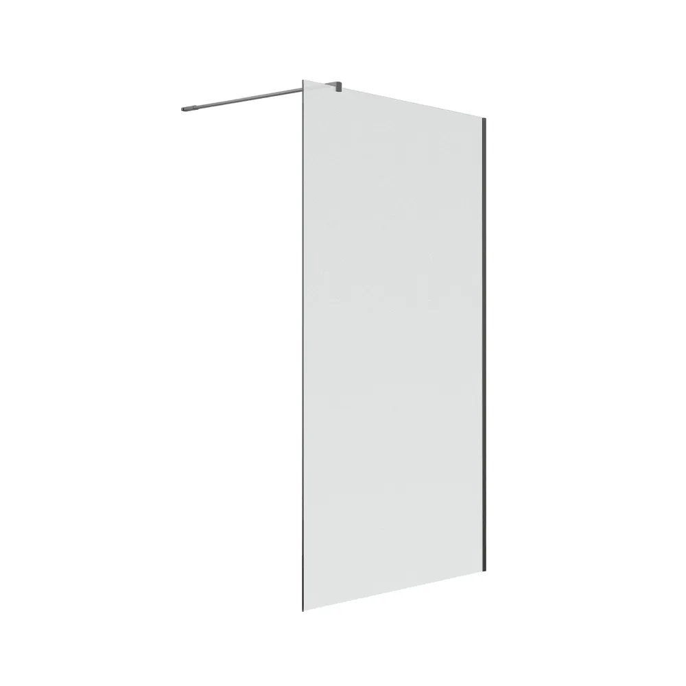 250-1800 mm, Noir mat, Sablé mat, Côté du montage: droite / gauche