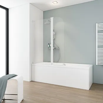 1140 mm, 1400 mm, Blanc, Transparent